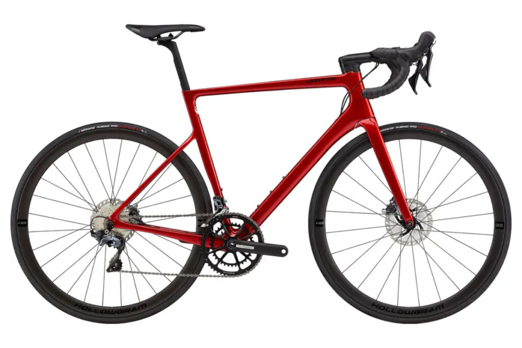 Cannondale SuperSix EVO Hi-MOD Disc Ultegra in red